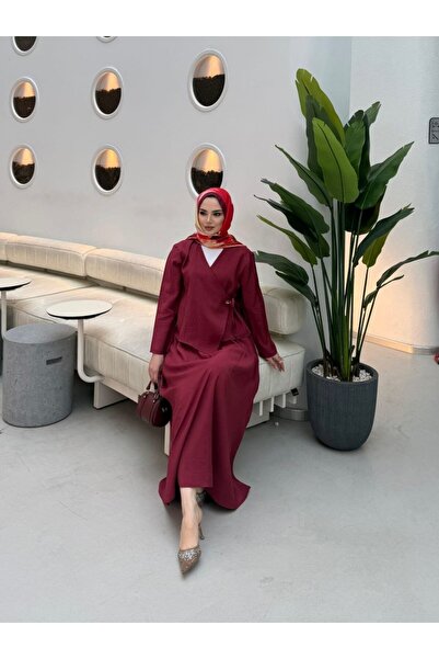 TrendParis Διπλό Σετ: Σακάκι με Πλαϊνές Ζαρτιέρες & Φούστα με Φαρδιά Γραμμή, ...