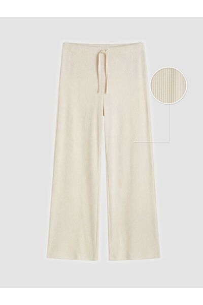 LC Waikiki Timeless Clothing & Timeless Choices Women's Ribbed Pajama Bottoms...