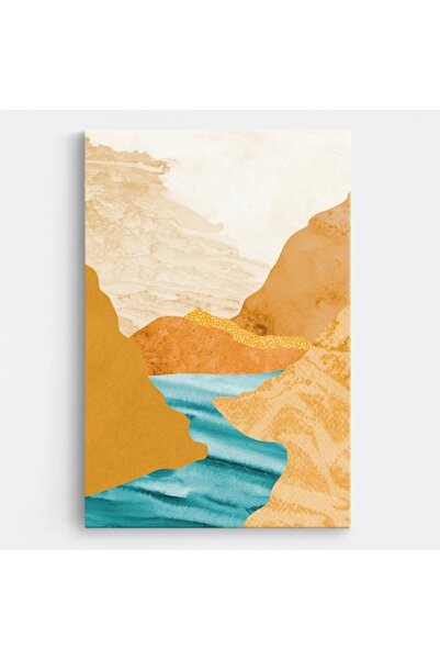 OEM Abstract painting on canvas WOWCanvas, Landscape in neutral tones, 40 x 6...