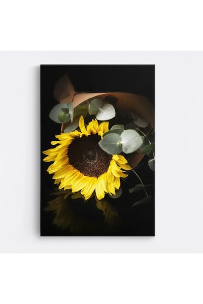 OEM Tablou pe pânză premium WOWCanvas, Floarea-soarelui, 40 x 60 cm