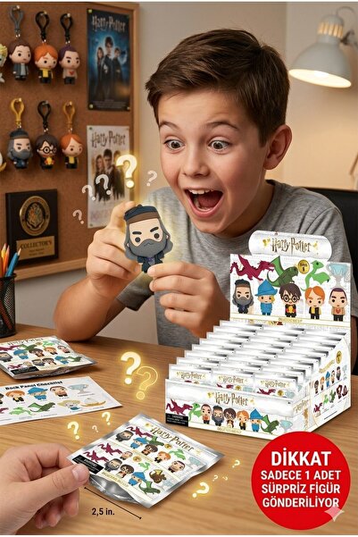 TOYFEST مجموعة هاري بوتر 6 مفاجآت، سلسلة مفاتيح على شكل شخصية ثلاثية الأبعاد،...