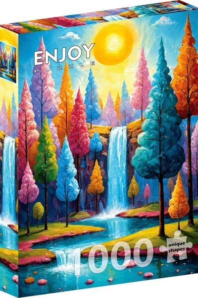 Enjoy Puzzle 1000 de piese Puzzle Enjoy - Cascada Pădurii (Enjoy-2369)