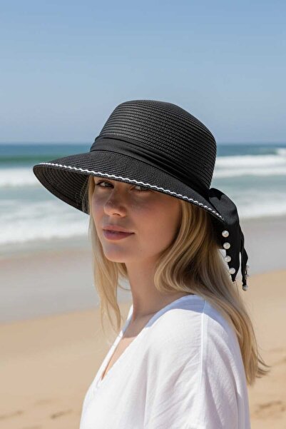 Aware Time Ψάθινο καπέλο μισού φεγγαριού