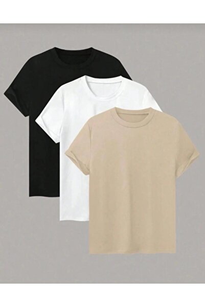 KOZİA OUTDOORS Σετ 3 τεμαχίων γυναικείο, ανδρικό, unisex μπλουζάκι με λαιμόκο...