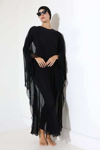 Esberin Women's Tulle Hijab Pareo Beach Dress