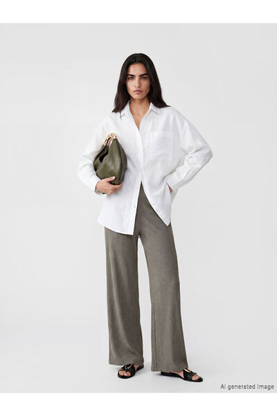LC Waikiki I Beli Corded Textured Women's Trousers from Freezen Store