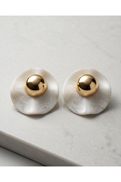 B&T Bujiteri Vintage Model Design Crimped Earrings