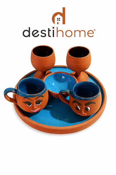 DestiHome Emoji Presentation Set Soil Coffee Cup Set for Two