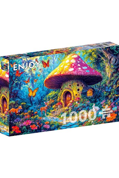 Enjoy Puzzle 1000 Κομμάτια Παζλ Enjoy - Σπιτάκι με Μανιτάρια (Enjoy-2403)