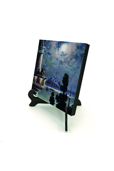 Sadrazam Ώρα για το Εζάν στην Κωνσταντινούπολη Επιτραπέζια βάση από MDF με εκ...