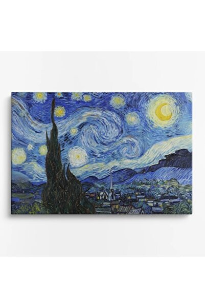 OEM Tablou pe pânză premium WOWCanvas, Noapte înstelată, 150x100 cm