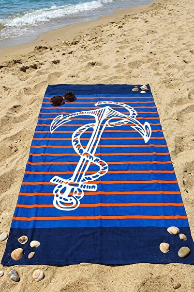 Yalova İç Giyim Cotton Printed Beach, Pool, Spa, Sauna, Sports, Travel Towel