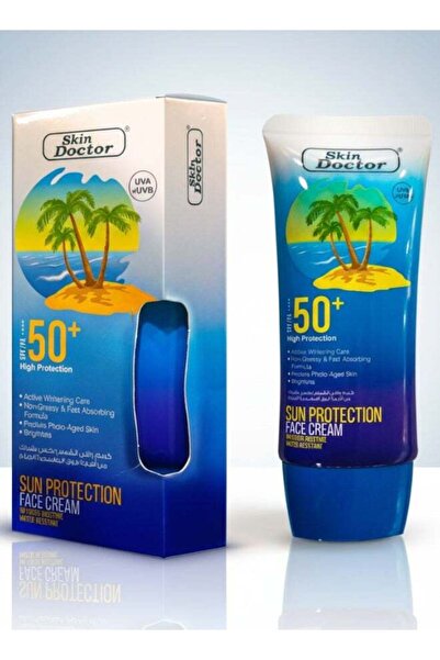 Skin Doctor كريم حماية عالي للوجه من الشمس بعامل حماية 50 بلس، 50 جرام، عرض 1+1