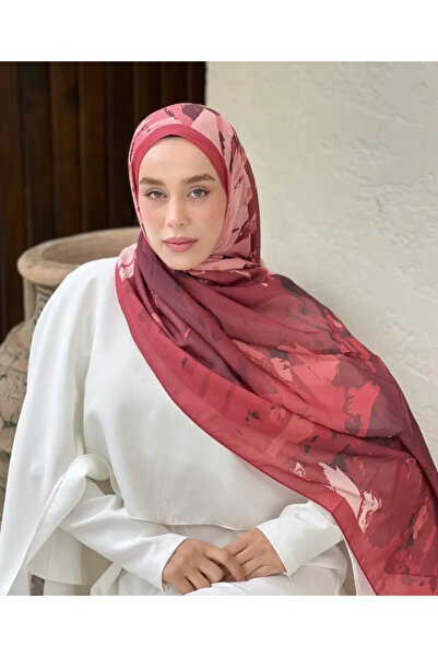 MODA KAŞMİR01 Okyanus Desen Twill Şal
