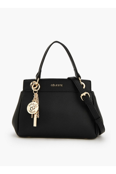 Celeste Textured Tote Bag with Zip Closure