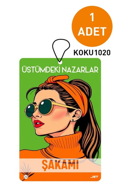 JR Jetreklam Özel Tasarımlı Dekoratif Askılı Oto Kokusu ve Araç Kokusu