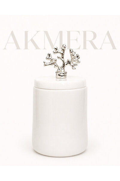 Akmera Home غطاء قطني من الرخام الحقيقي