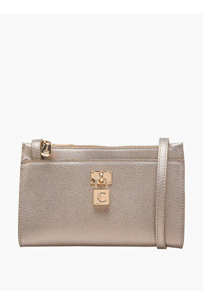 Le Confort Textured Crossbody Bag with Lock Accent
