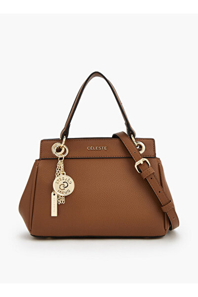 Celeste Textured Tote Bag with Zip Closure
