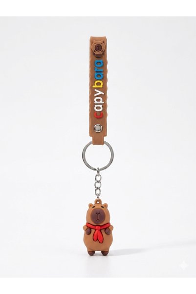 Hello Sanrio Capybara Assorted Silicone Keychain