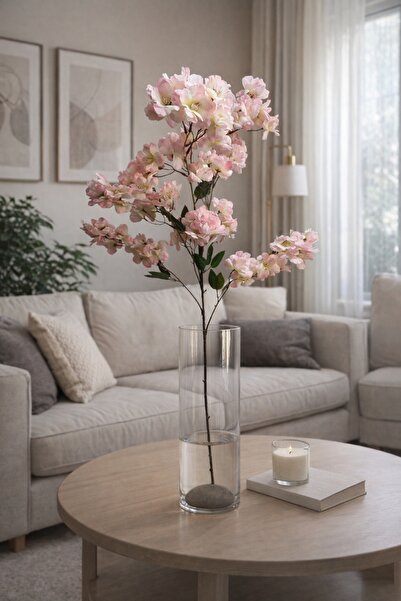 MAKİ DEKOR Yapay Tek Dal Sakura 90 Cm Dekoratif Çiçek