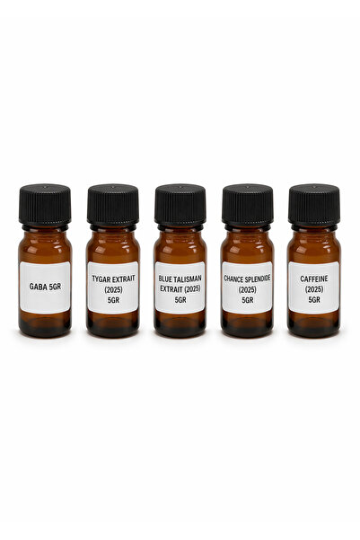WOS Esans numuneleri TYGAR EXTRAIT BLUE TALISMAN EXTRAIT GABA CAFFEINE CHANCE...