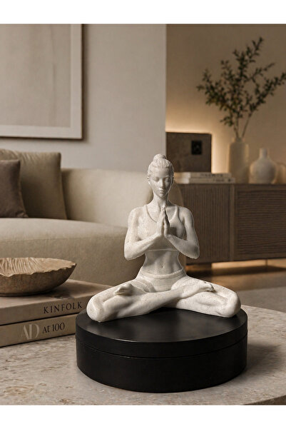 Gragold3Design Meditasyon Yapan Kadın Biblo - Minimal Modern Heykel
