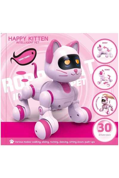 Aksoy Toys Uzaktan Kumandalı Şarjlı Akıllı Kedi Interaktif Eğitici Ve Eğlendi...