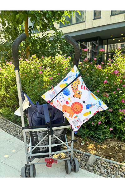 yorni 2 Adet, 30x35cm Sıvı Geçirmeyen, Islak Kuru Çok Amaçlı Çanta, Fermuarlı, Makinede Yıkanabilir