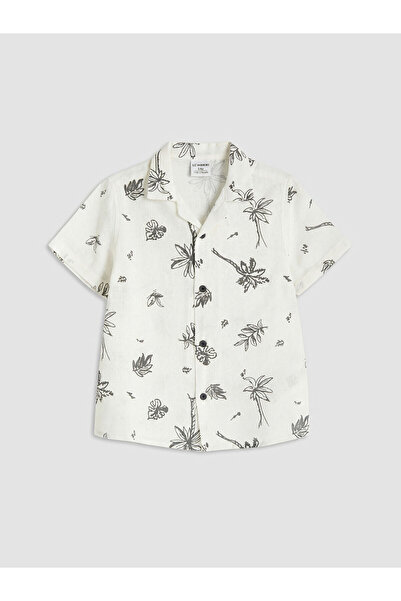 LC Waikiki YK PLUS LCW Παιδικό κοντομάνικο πουκάμισο για αγόρια