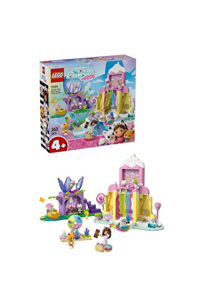 LEGO Jucarie LEGO® Gabby's Dollhouse, Muntele de dulciuri si gradina Miau-Zan...