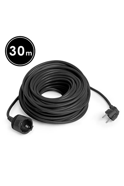 DELIGHT Ηλεκτρικό καλώδιο προέκτασης 30μ Μαύρο, 16Α 250V