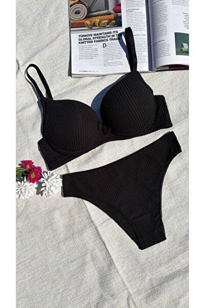 SİLVER MİRROR Καμιζόλα από χτενισμένο βαμβακερό ύφασμα, Σετ σουτιέν με ελαφρι...