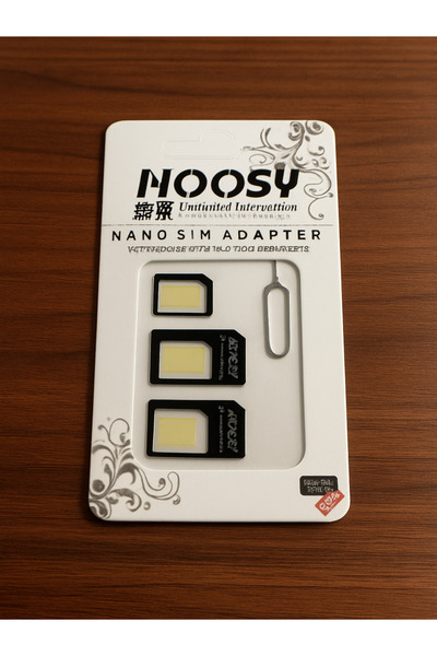 genel tr Nano Ve Micro Sim Kart Aparatı, Dönüştürücü Sim Adaptörü 4'lü Set