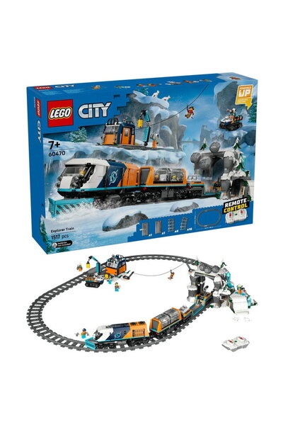 LEGO ® City - Trenul expres al exploratorilor spre Polul Arctic 60470, 1517 p...