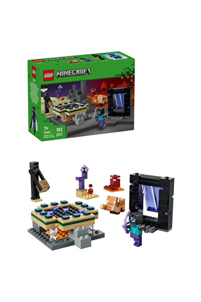 LEGO ® Minecraft - Calatorie prin portalurile Nether si End 21584, 192 piese