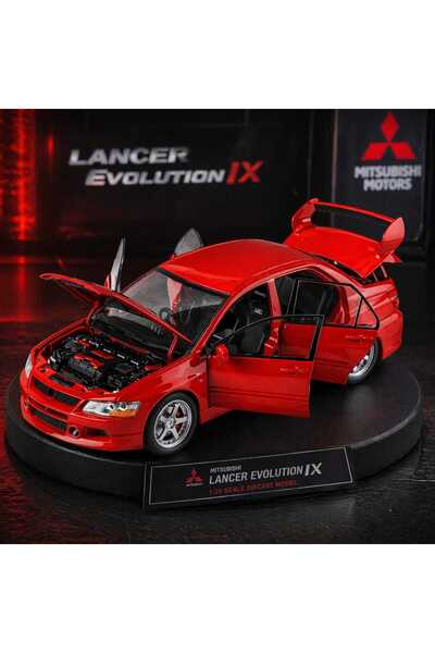 Aksoy Toys Mitsubishi Lancer Evolution EV09 Diecast Model Araba 1:24 Ölçek Kı...
