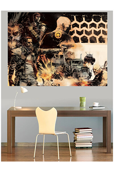 Mushen Studio Mad Max Fury Road Epic Collage Canvas Painting Wall Decor Artwo...