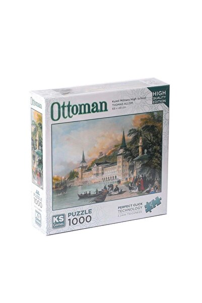 WOWMOMKIDS 20737 Towered Military Barracks 1000 Piece Puzzle-Kspuzzle