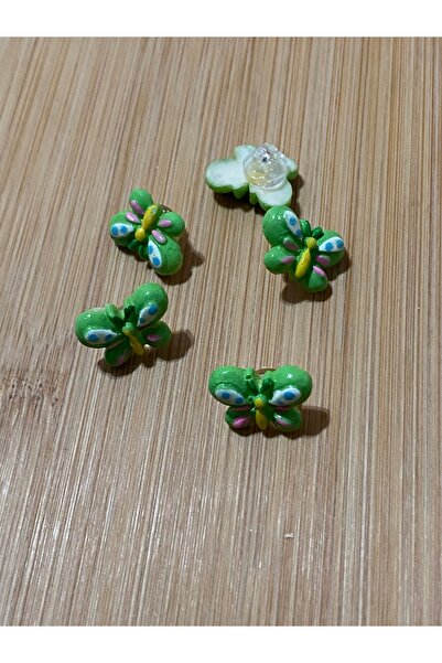 Lorin hobi Figured Plastic Baby Button 15 mm 10 Pieces Green