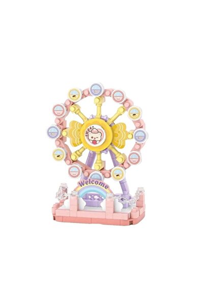 ALVERA COLLECTION Lz-8631 Ferris Wheel 140 Pieces Block Toy Mini Bag