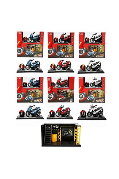 Genel Markalar 5839 Sun-Myg-Motosiklet 1 12 Bmw Kaskli Figür Pb.3R Ses Işik