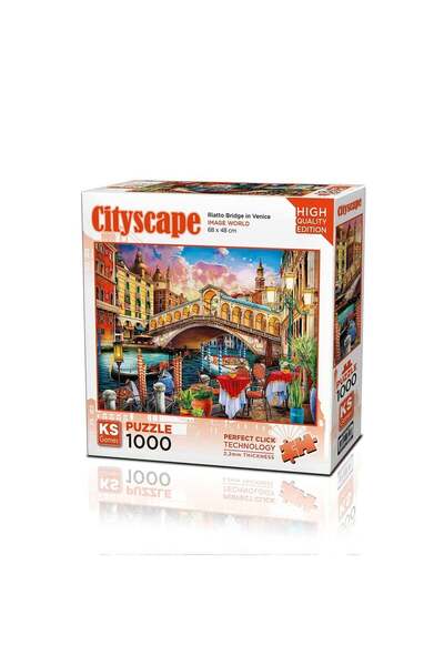WOWMOMKIDS 20757 Puzzle 1000 Riatto Bridge in Venice