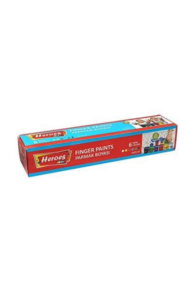 WOWMOMKIDS Ern-710 Heroes Color 6-Piece Finger Paint - Eren Toy