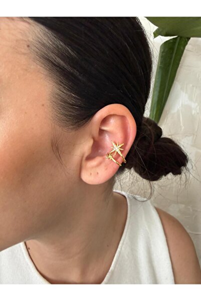 Junsui North Cuff – Modern Tasarım Ear Cuff Küpe