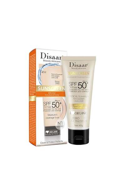 Disaar Beauty Skincare Sunscreen Bronzing Foundation SPF 50+ PA+++ 1+1 OFFER