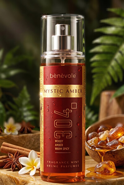 Benevole Mystic Amber 304 Vücut Spreyi | Body Mist | Safran, Amber & Odunsu N...