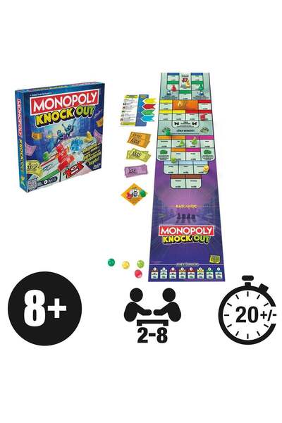 WOWMOMKIDS F8995 Monopoly Knockout
