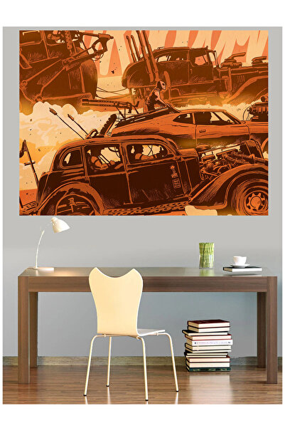Mushen Studio Mad Max Fury Road Vehicule de luptă Tablou pe pânză Decor de pe...