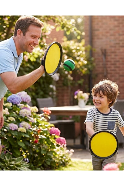 alemdarshop 2-Person Velcro Ball Game Entertainment Set for Garden, Park, Beach